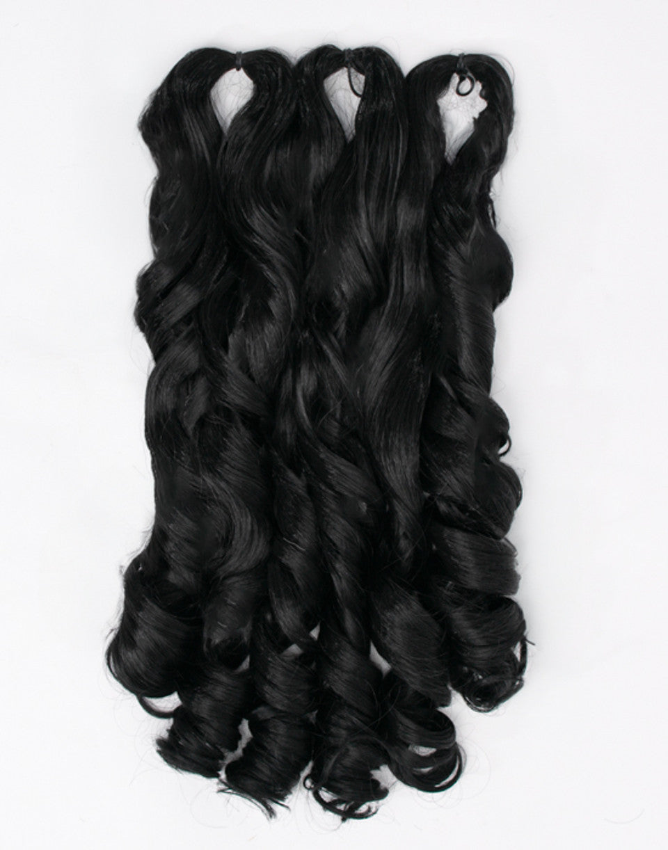 FRENCH CURL Hair Extensions Color #4 For Braiding - FEME SYN URBAN BRAID