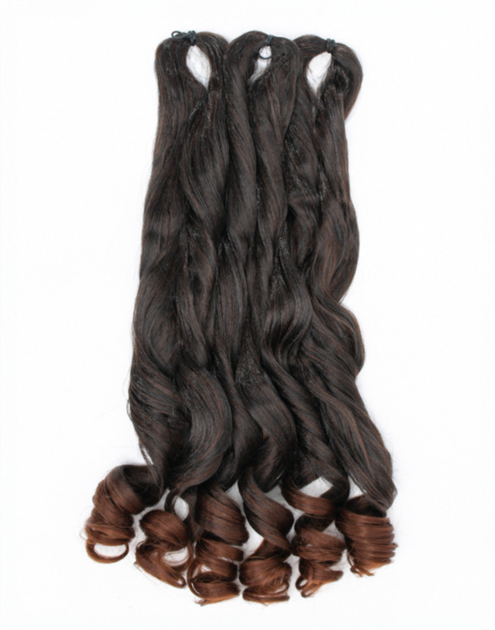 FRENCH CURL Hair Extensions Color T1B/30 For Braiding - FEME SYN URBAN BRAID