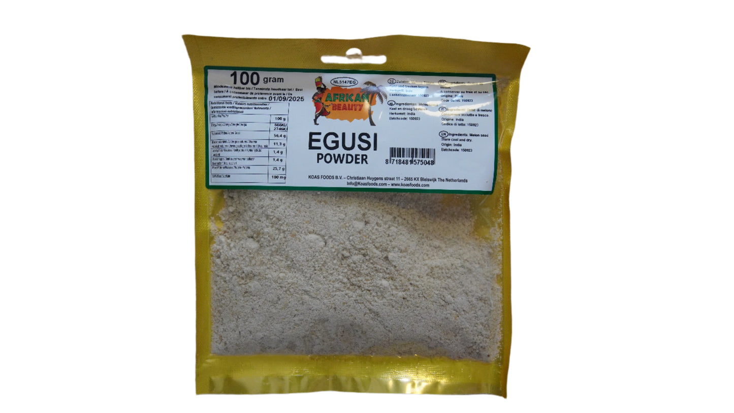 African Beauty Egusi Powder 100g / African Beauty Egusi Milteliai 100g