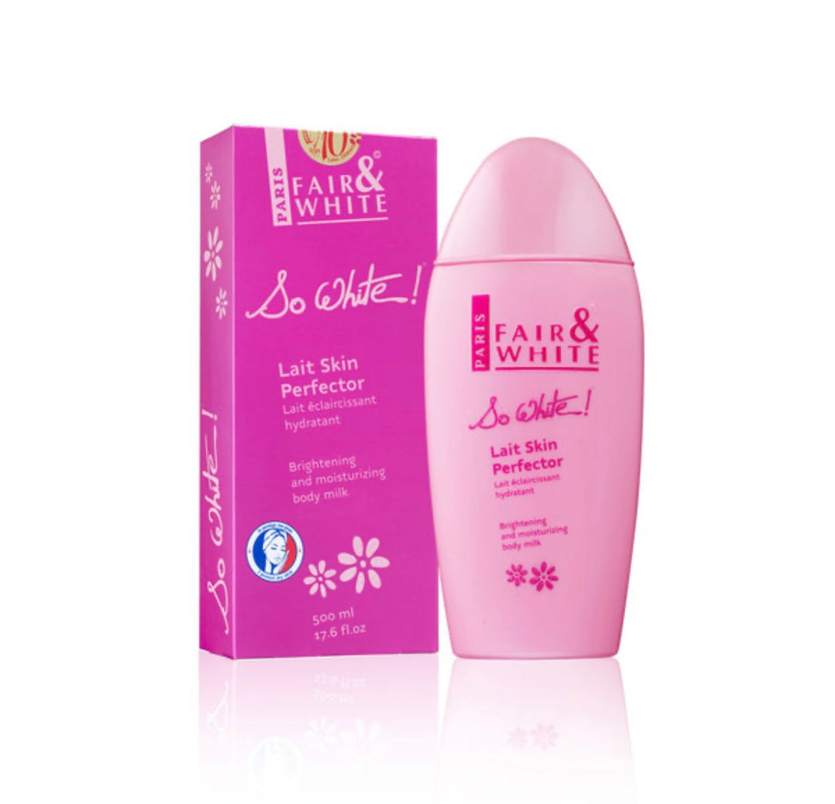 Fair and White So White Body Milk Skin Perfector 500ml - FAIR & WHITE