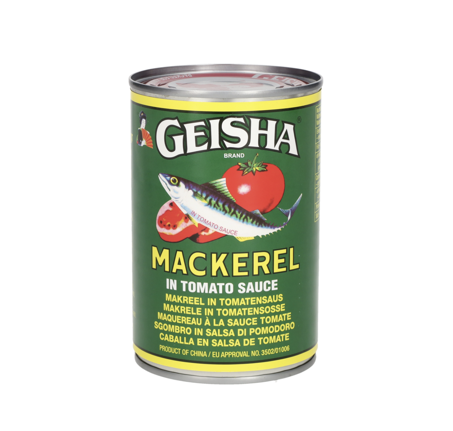 Geisha canned mackerel in tomato sauce425g
