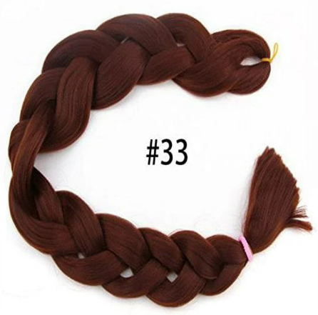 Color 33 X-PRESSION Ultra Braid hair extensions for braiding - 82 inches 160g