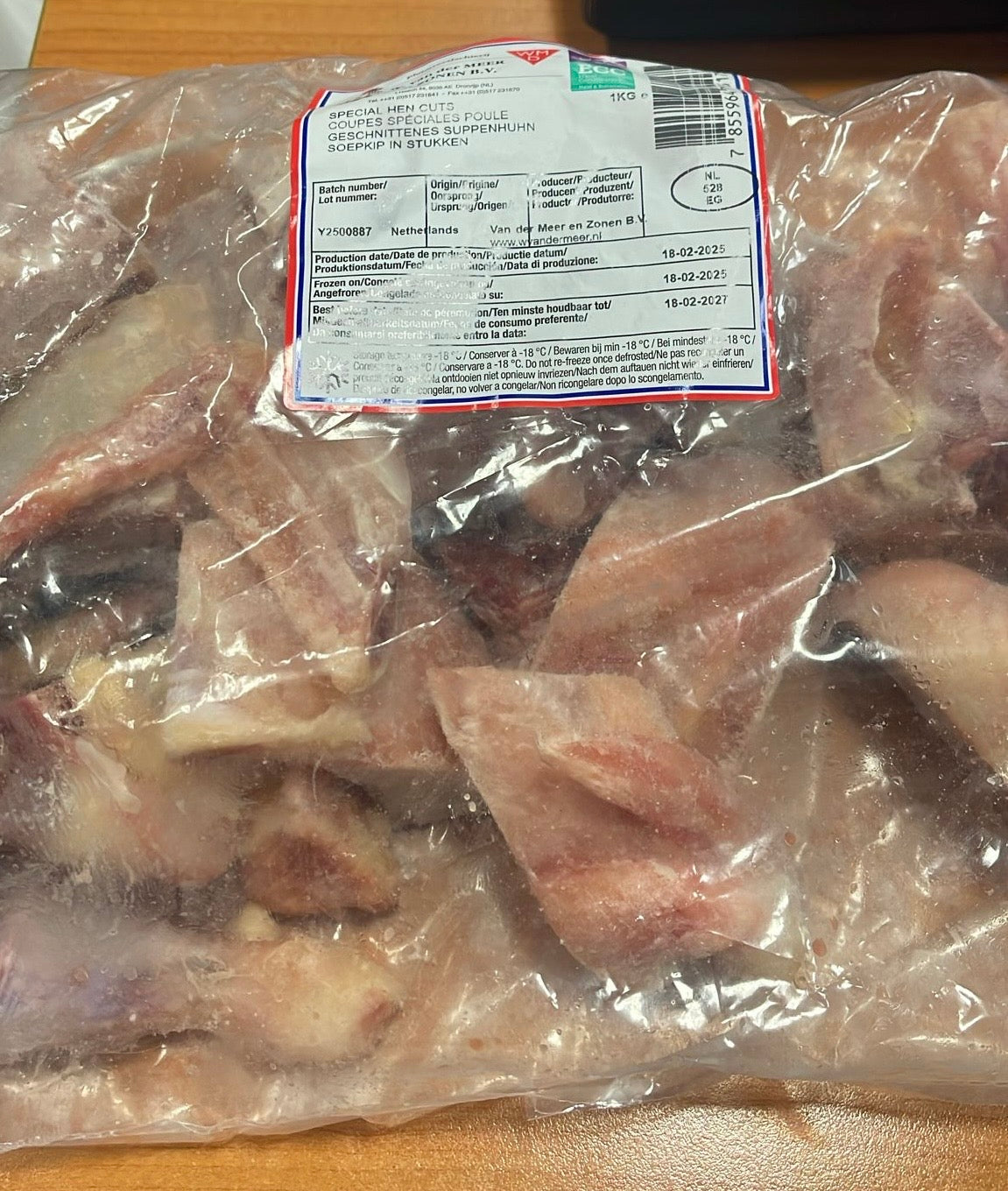 Frozen Strong Special hen/Chicken pre-cut 1kg