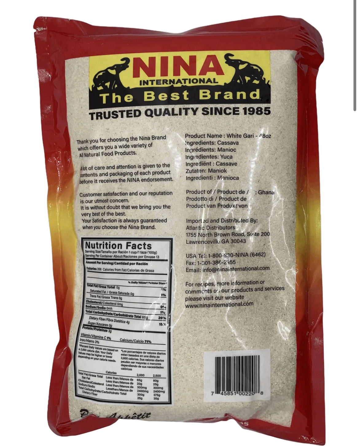 Gari White 1.36kg - NINA