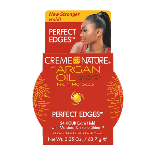EDGE CONTROL HAIR CREME OF NATURE ARGAN OIL PERFECT EDGES 2.25OZ