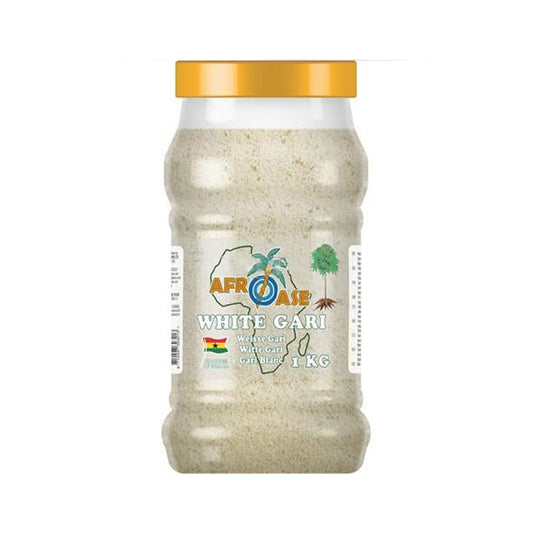 Gari White Jar 1kg - AFROASE