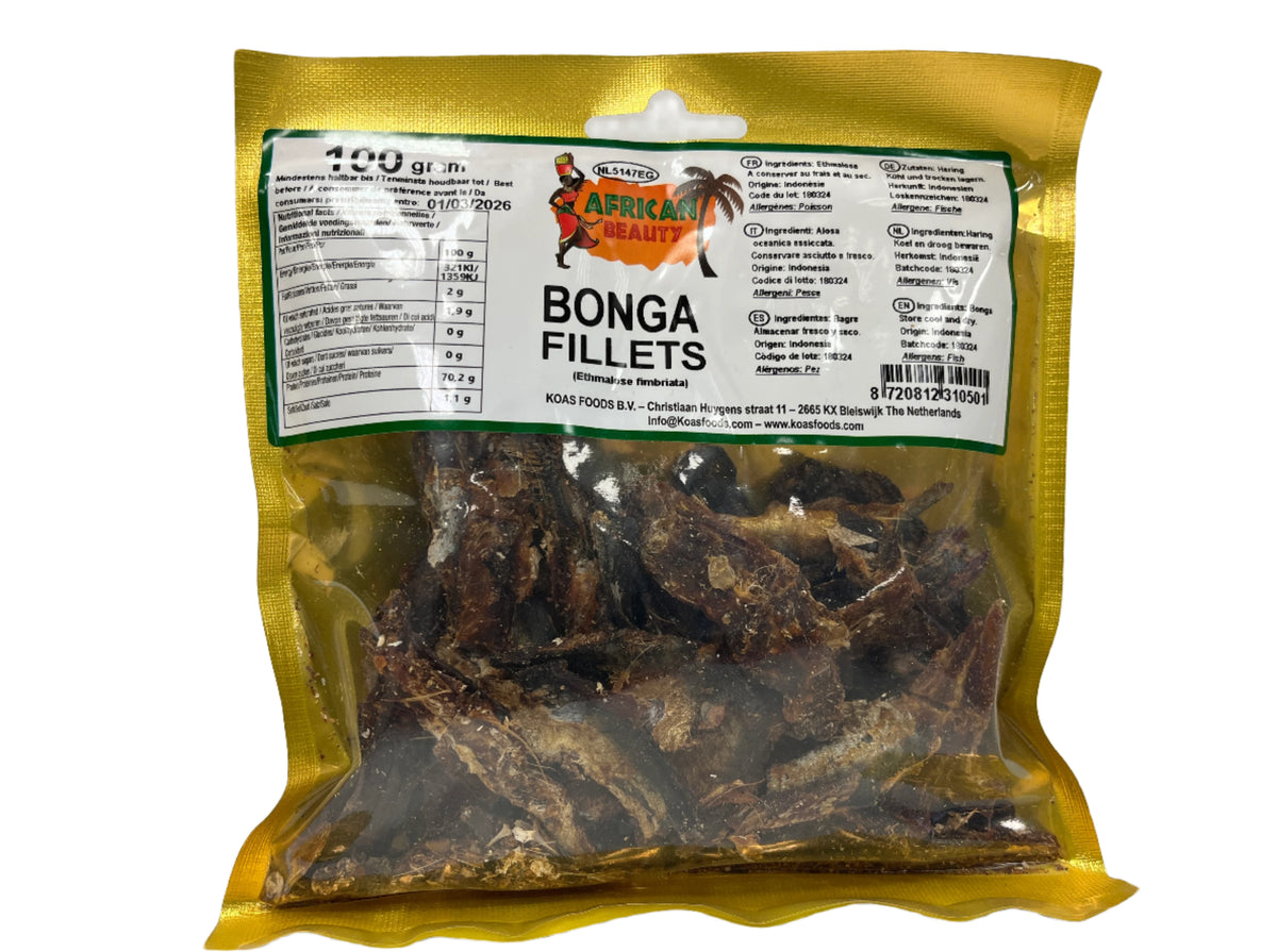Bonga Fillets Bonga filė 100 g African Beauty – OBA African Store