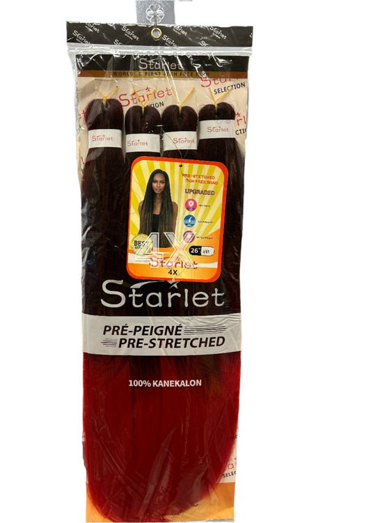 Starlet PRE-STRETCHED Color 26” 1B/Red