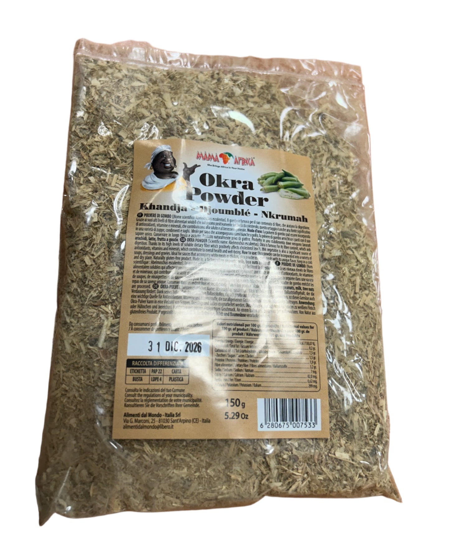 Dried Okra Powder