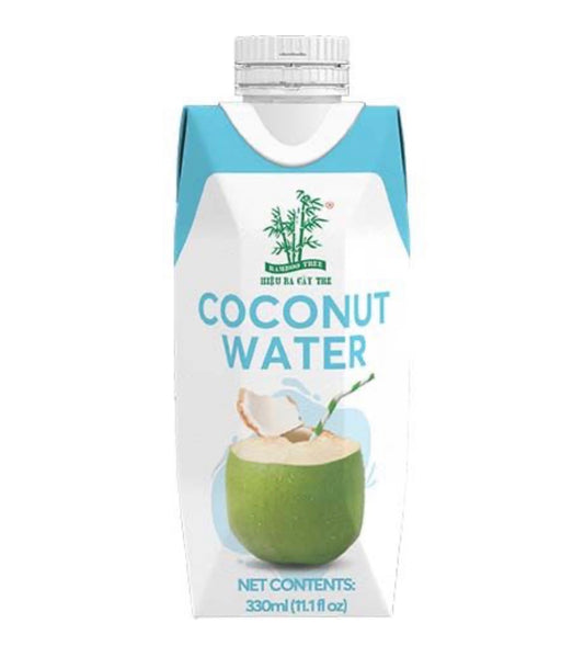 Kokosų vanduo 330 ml (98,5% kokosų vandens) - BAMBOO TREE