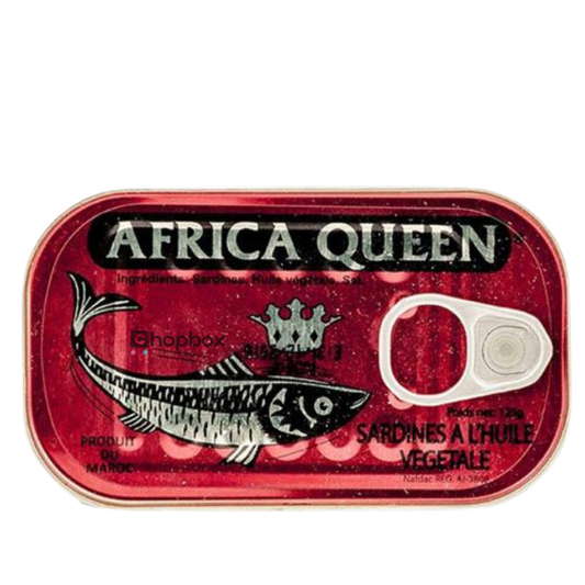 Africa queen sardines veg. oil 125g
