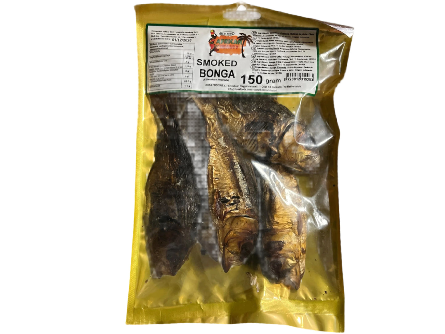 Smoke bonga fish 150g - African Beauty