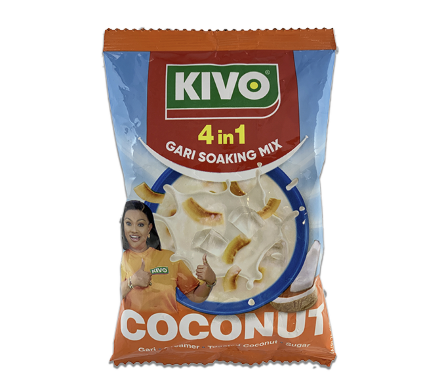 Kivo 4 in 1 gari mix coconut - 125g