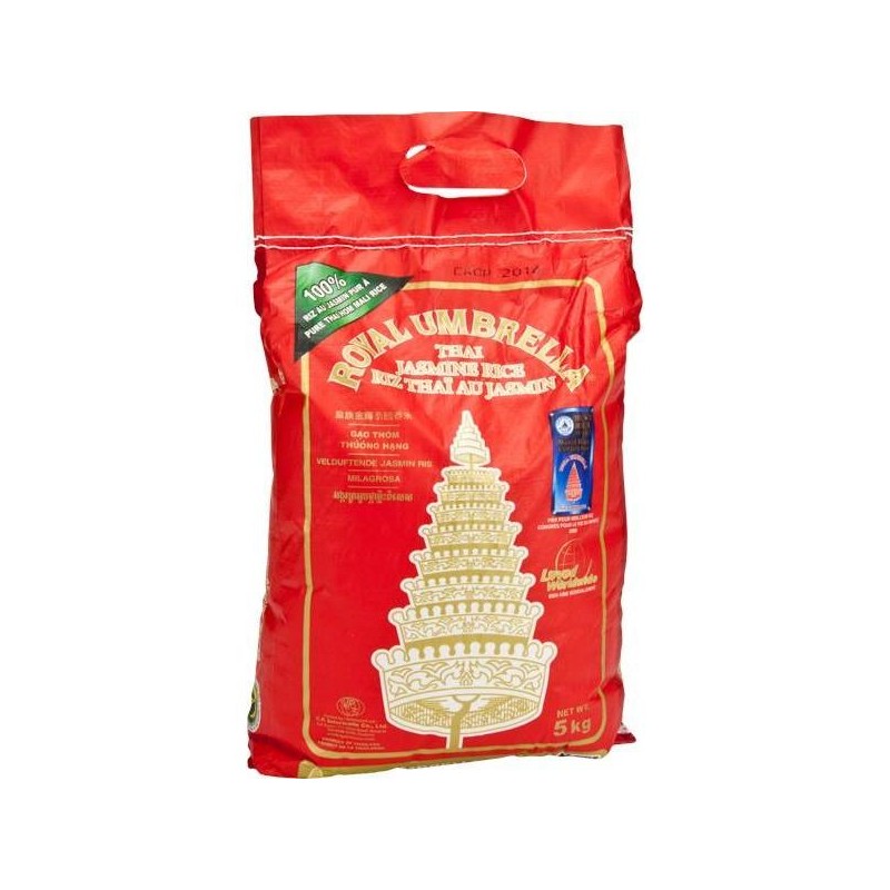 Thai Jasmine Perfumed Royal Umbrella Rice 4.54kg – OBA African Store